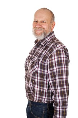 yakışıklı bir yaşlı adam