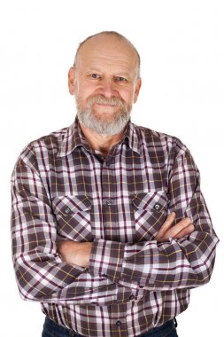 yakışıklı bir yaşlı adam