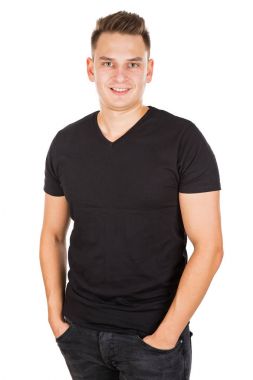 Yakışıklı genç adam.
