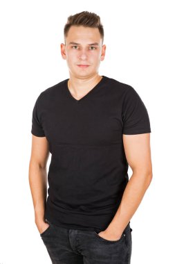 Yakışıklı genç adam.