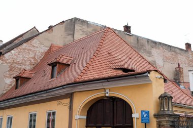 Sibiu şehir merkezinde.