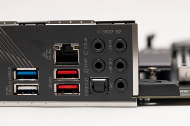 Bilgisayar anakart yakın çekim