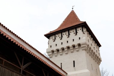 Romanya 'nın Sibiu kentindeki Marangoz Kulesi