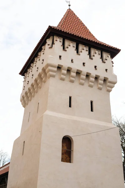 Torre del carpintero en Sibiu, Rumania — Foto de Stock