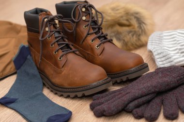 Günlük kışlık kıyafetler.