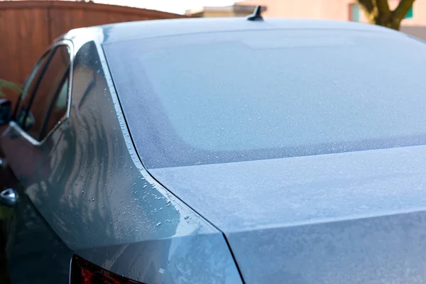 Auto eingefroren — Stockfoto