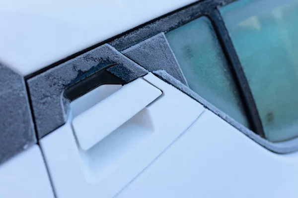 Frozen car — Stock Photo, Image