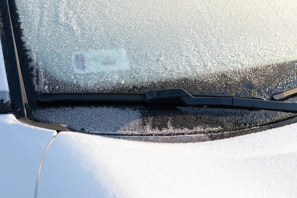 Auto congelata — Foto Stock