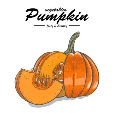 İzole sebze topluluğu. Kabak