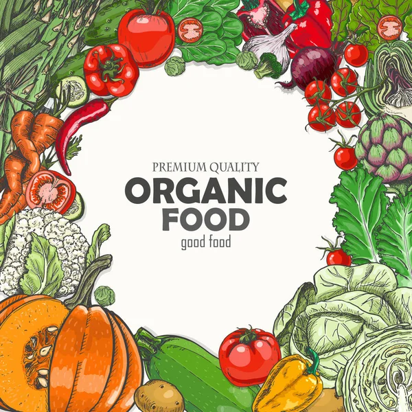 Arka plan ile renkli sebze