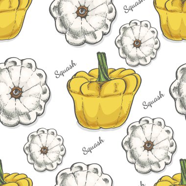 Kabak ile kesintisiz renk desen