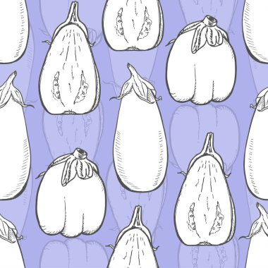 Patlıcanla kusursuz desen