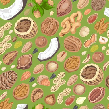 Renkli deli ve tohum ile Seamless Modeli