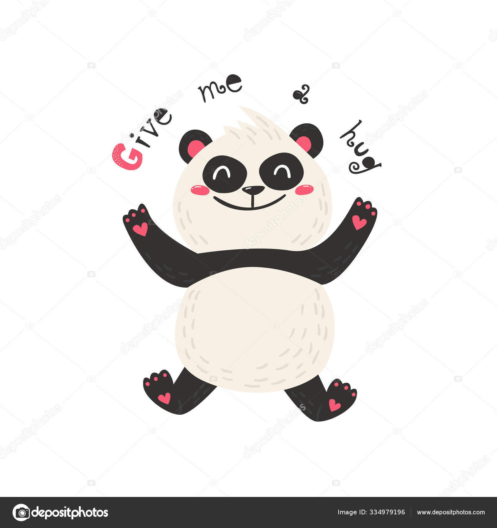 Panda Huggedストックベクター ロイヤリティフリーpanda Huggedイラスト ページ 3 Depositphotos