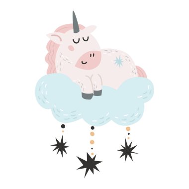 Vektör Şirin Tekboynuz