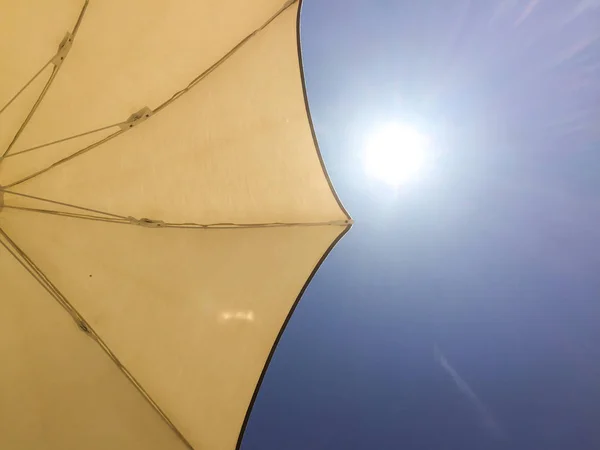 Beach Umbrellas Sun Summer — Stock Photo, Image