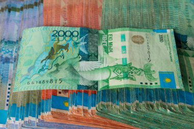 Tenge Kzt. Kazakistan 'ın ulusal para birimi, Kz. Değişim oranı. Ekonomi, kalkınma, iş, banka, komisyoncu. Banknotlar