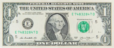 Bir Amerikan dolarlık banknot