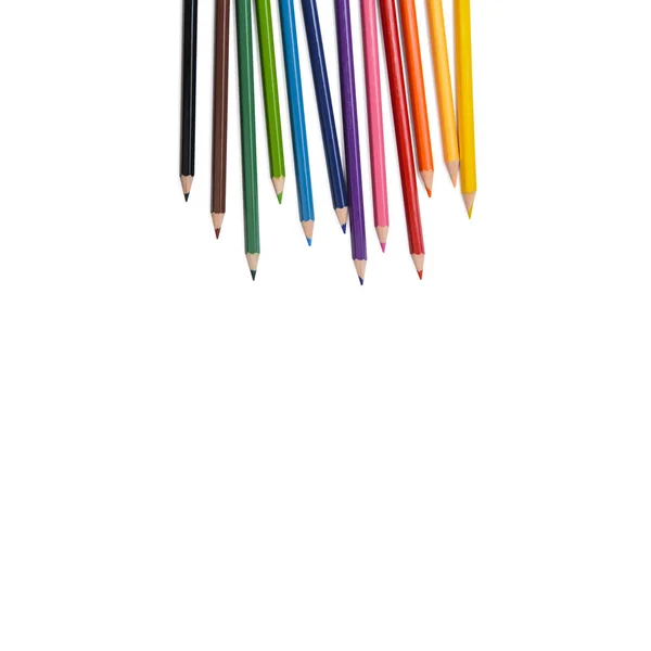 Colorful pencil with copy space — Stock Photo, Image