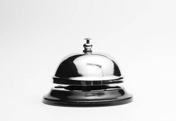 Service bell on white background.