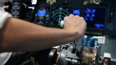 Pilot Push eli kolu kolu motor kontrol kalkış için itme