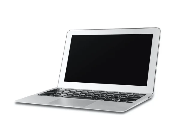 Moderne metalen kantoor laptop — Stockfoto