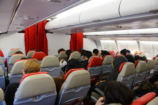 Seoul South Korea December 2015 Unidentified Travellers Thai Airasia Airbus — Stock Photo, Image