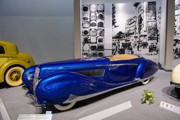 Nagoya Japonia Marca 2015 Delage Typu 120 Wyświetlana Muzeum Motoryzacji — Zdjęcie stockowe