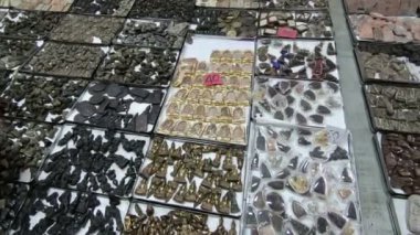 Tha Phra Chan, Bangkok, muska pazarının genel görünümü