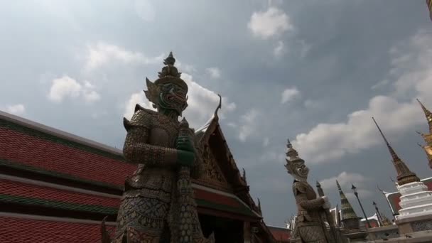 Bangkok Thailandia Marzo 2018 Wat Phra Rattana Satsadaram — Video Stock
