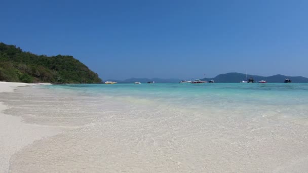 Песчаный Пляж Юге Таиланда — стоковое видео
