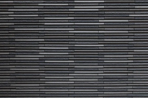 Black Modern Brick Wall Pattern Background — Stock Photo, Image