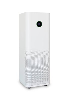 Hava temizleyicisi beyaz arkaplanda izole edildi