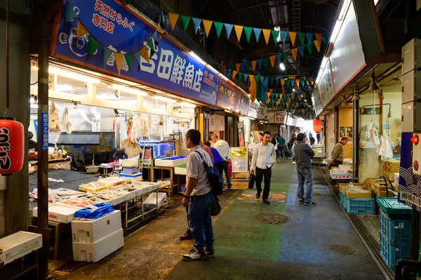 Fukuoka Japón Noviembre 2019 Yanagibashi Rengo Mercado Tiene Muchas Tiendas —  Fotos de Stock
