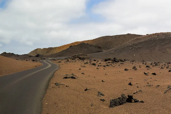 Timanfaya National Park Lanzarote Het Prachtige Vulkanische Gebied — Stockfoto