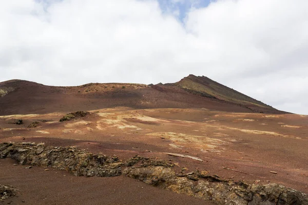 Timanfaya国家公园 兰萨罗特是一个美丽的火山区 — 图库照片