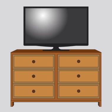 Salamlı ve domatesli pizza, vektör çizimi