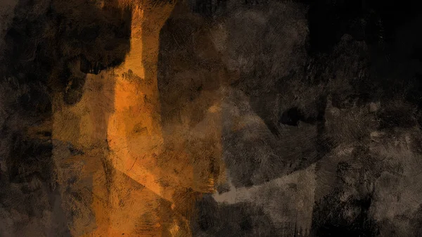 Αφηρημένη Ψηφιακή Ζωγραφική Τοπίο Σπηλιά Φύση Βούρτσα Εγκεφαλικό Επεισόδιο Φόντο — Φωτογραφία Αρχείου