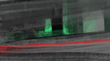 Renkli sürrealite arkaplanının soyut resmi, dijital illüstrasyon