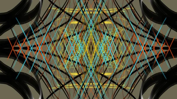 Abstracte Geometrische Lijn Kunst Kleurrijke Patroon Achtergrond — Stockfoto