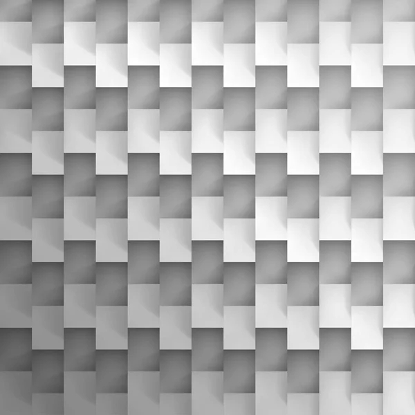 Volume texture vectorielle réaliste, cubes, motifs géométriques pas à pas, papier peint design — Image vectorielle