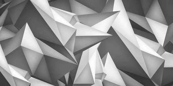 Volume forma geométrica, fundo de cristal 3d, abstração baixo polígonos papel de parede, forma de design vetorial — Vetor de Stock