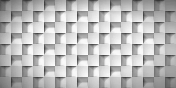 Volumen realistische Textur, Würfel, graues 3D-geometrisches Muster, Design-Vektor Hintergrund — Stockvektor