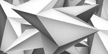 Birim geometrik şekil, 3d crystal arka plan, soyutlama düşük çokgenler duvar kağıdı, vektör tasarım formu