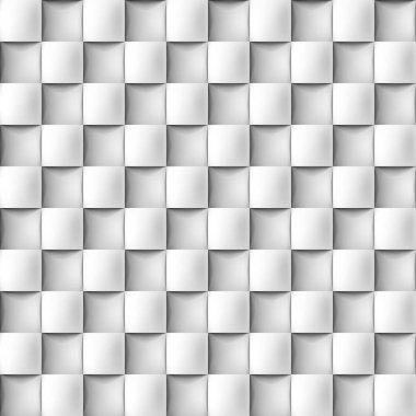 Birim gerçekçi doku, küpleri, 3d geometrik desen, tasarım vektör arka plan gri