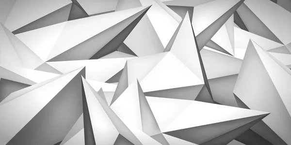 ボリュームの幾何学的形状、3 d クリスタル背景、抽象化低ポリゴン壁紙, ベクター デザイン フォーム — ストックベクタ