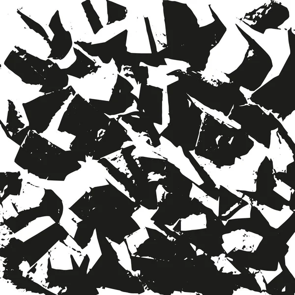 Grunge sfondo astratto, bianco e nero sporco vettoriale illustrazione — Vettoriale Stock