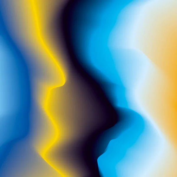 Fondo de ondas de color abstracto, degradado colorido desenfocado, patrón suave para su presentación, fondo de pantalla de diseño vectorial — Vector de stock