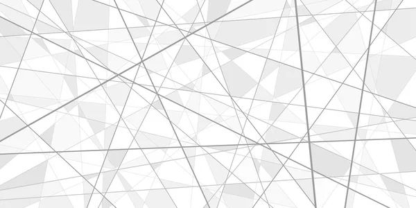 Abstract Vector Achtergrond Meer Lijnen Driehoekige Fragmenten Meetkunde Illustratie Witte — Stockvector