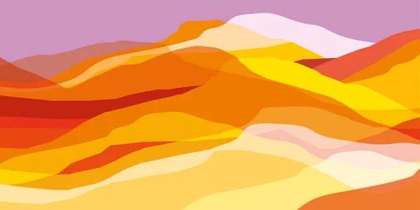 Χρώμα Κύματα Βουνά Αφηρημένα Σχήματα Σύγχρονη Φόντο Διανυσματικά Εικονογράφηση Σχεδιασμός — Διανυσματικό Αρχείο
